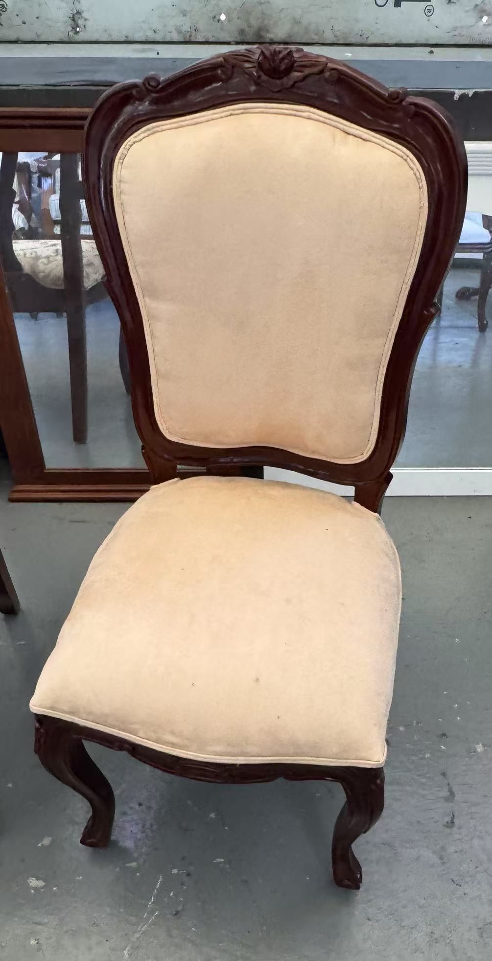 Solid Mahogany French Provincial Furniture Chair