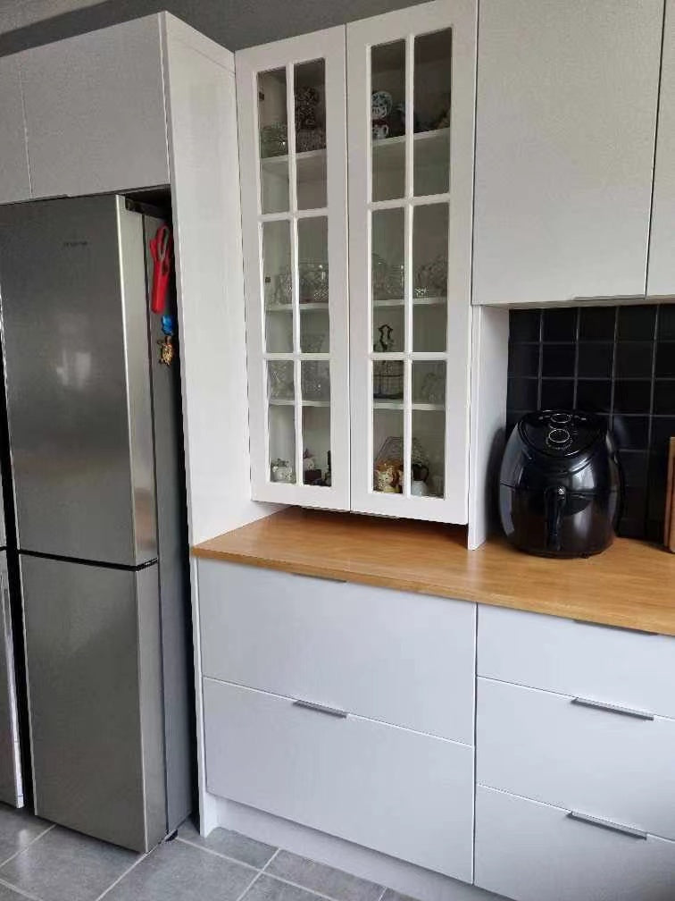 Flat Pack Kitchen Cabinets Wall Fridge