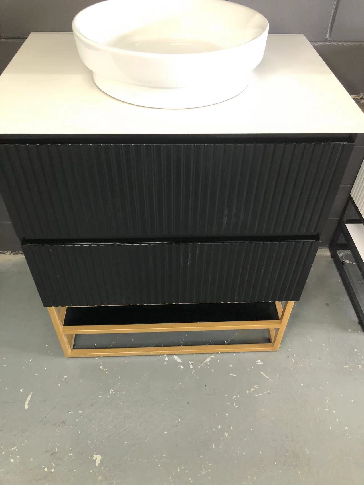 Hampton Style Bathroom Vanity Cecilia White, Black, Navy Blue