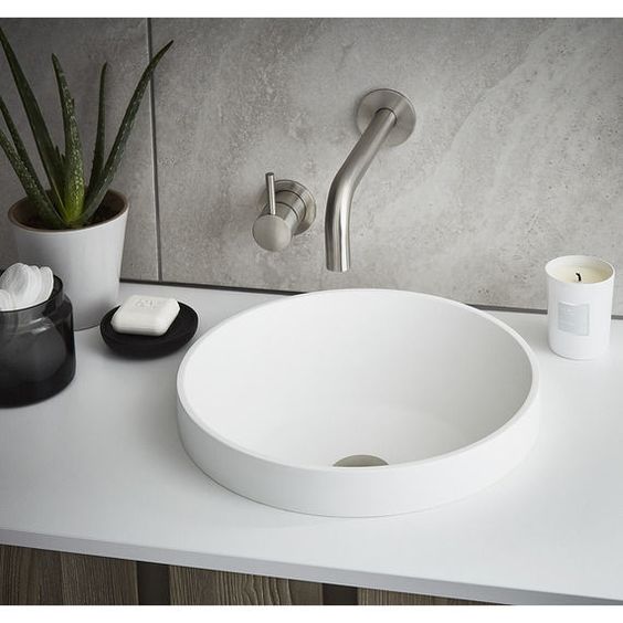 Bathroom Vanity Basin Semi Recessed Basin