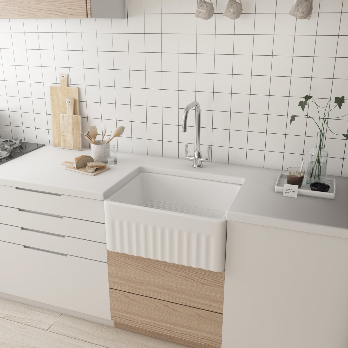 Farmhouse Sink White A Grade 2418