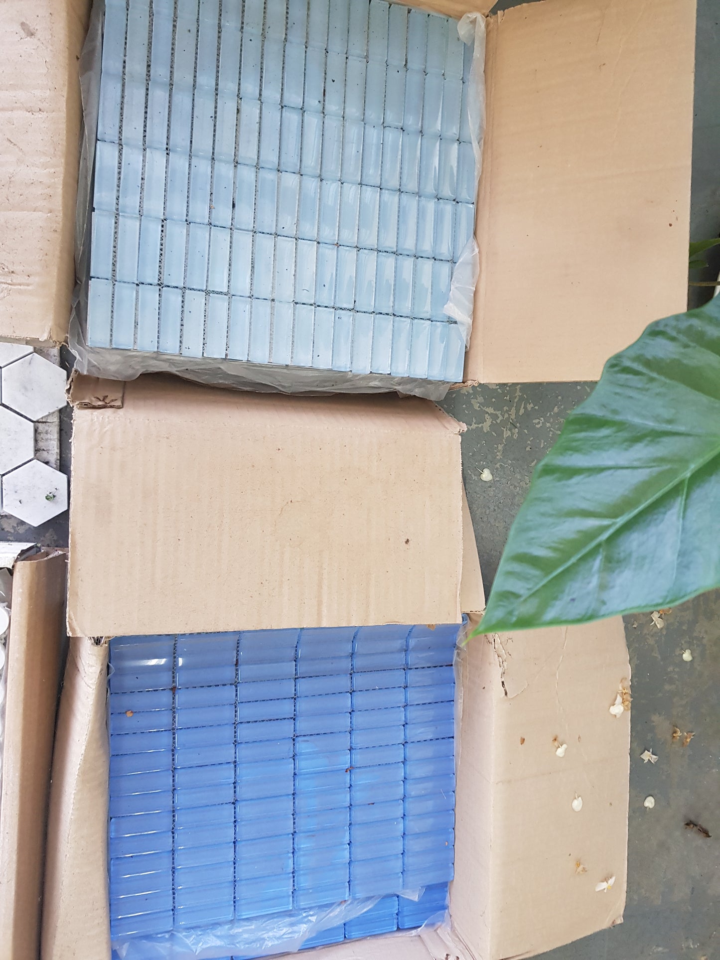 Glass Mosaic Tile 3 Different Colors Available