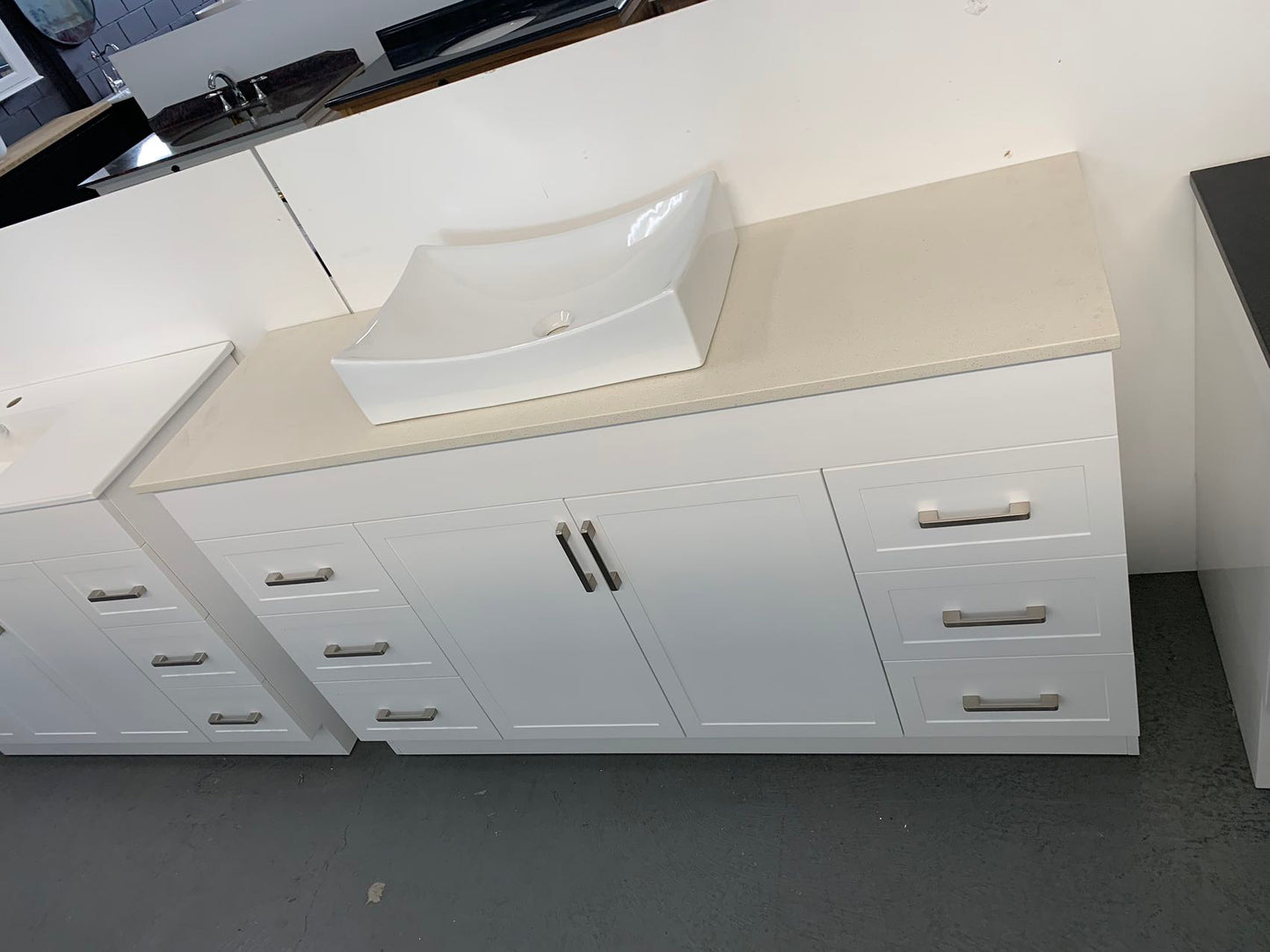 White High Gloss Bathroom Vanity Nowa Nowa