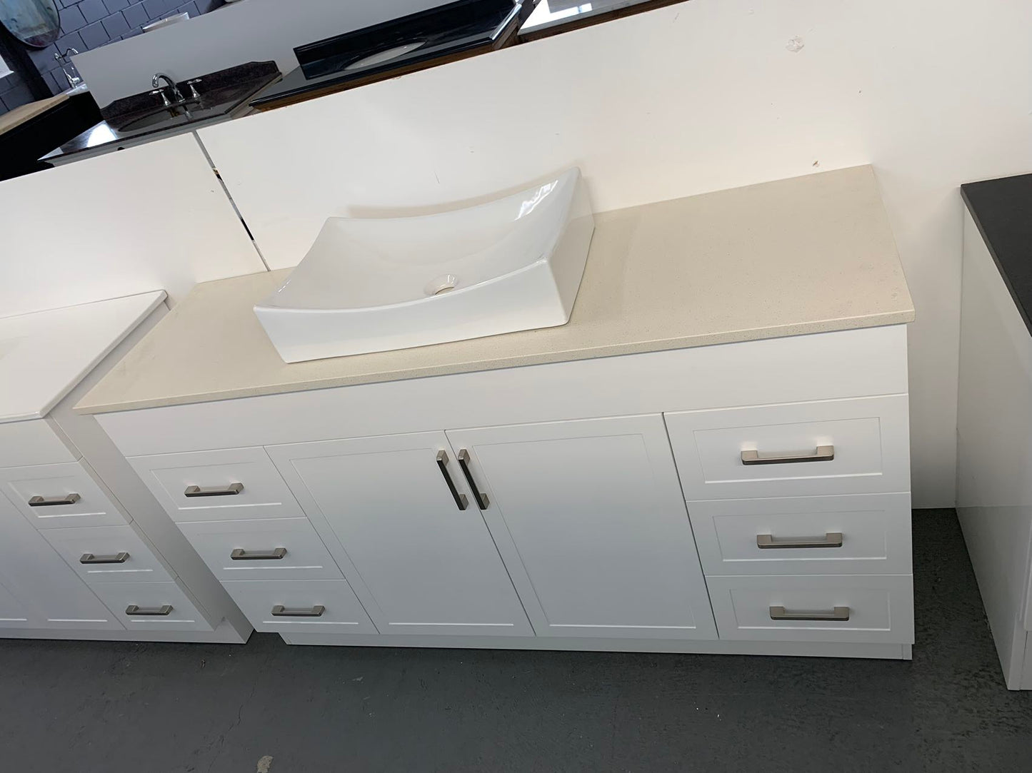 White High Gloss Bathroom Vanity Nowa Nowa