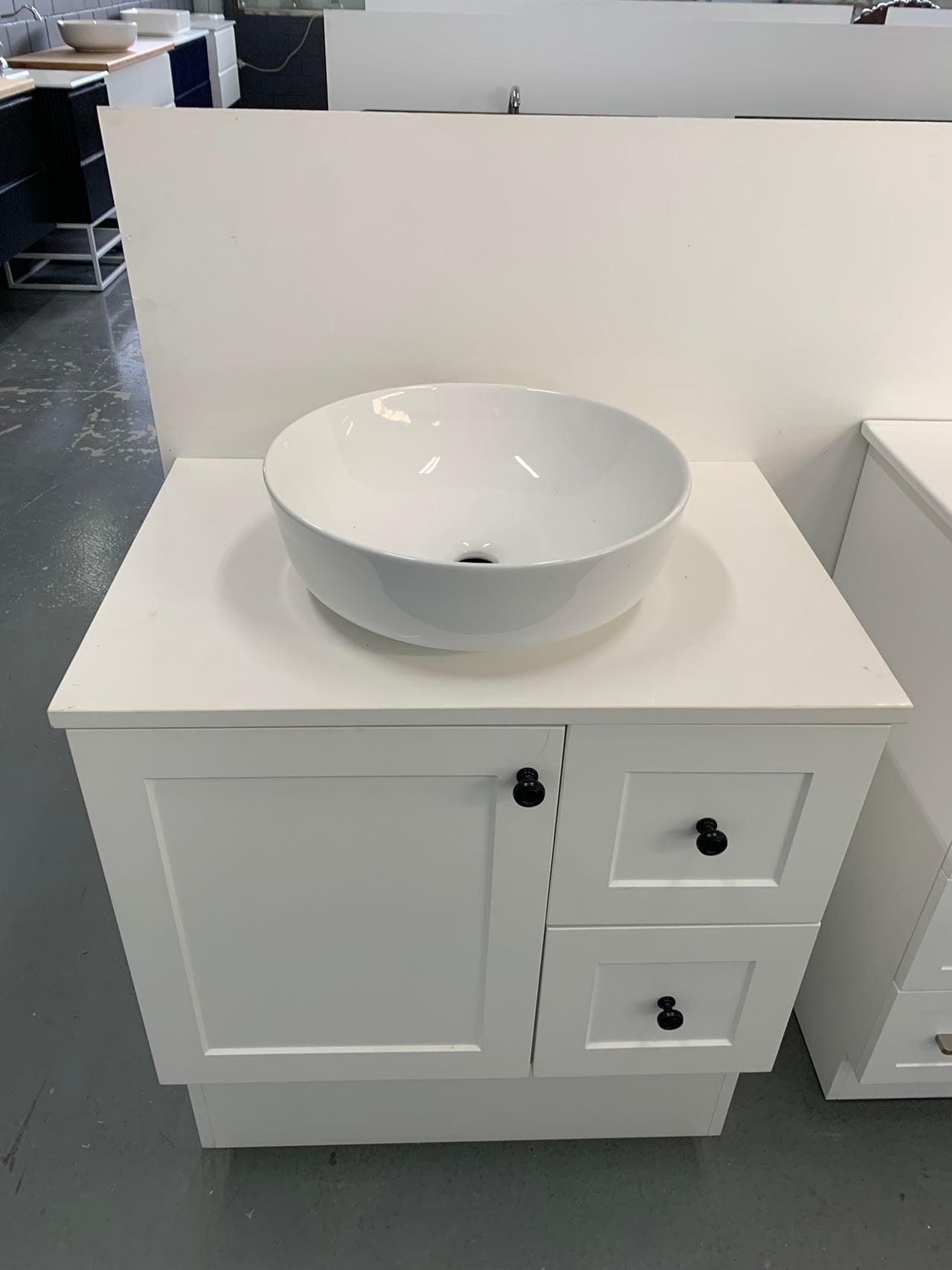 White High Gloss Bathroom Vanity Nowa Nowa