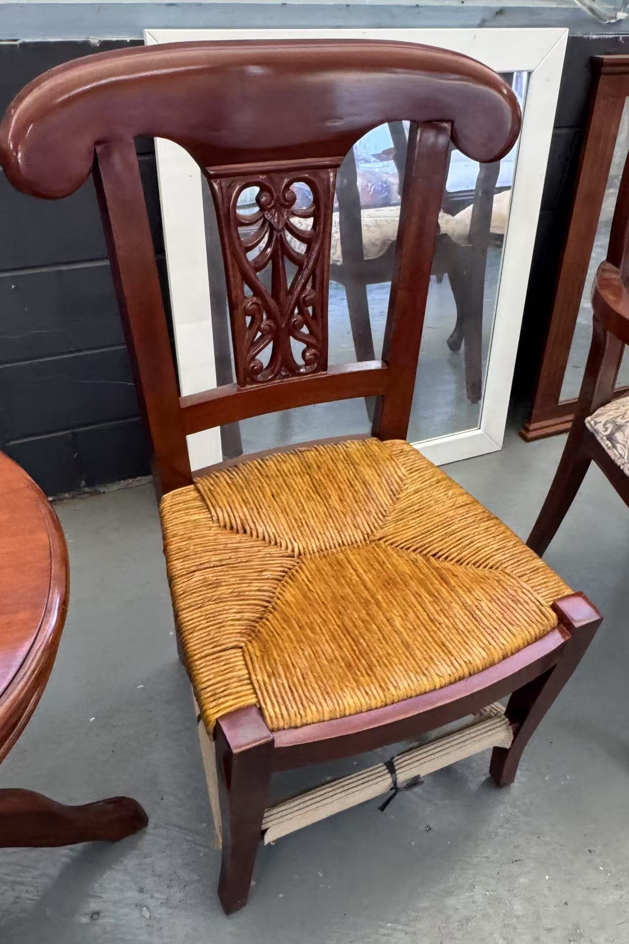 Solid Mahogany French Provincial Furniture Chair