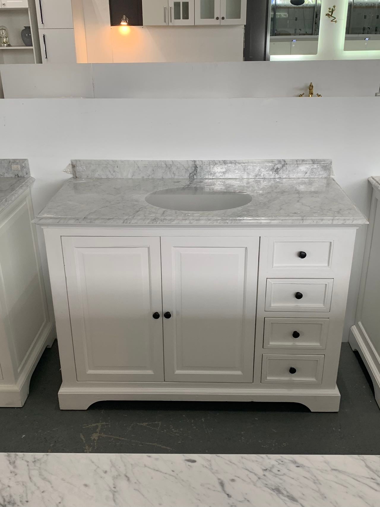 French Provincial Hampton Style Bathroom Vanity Gaston