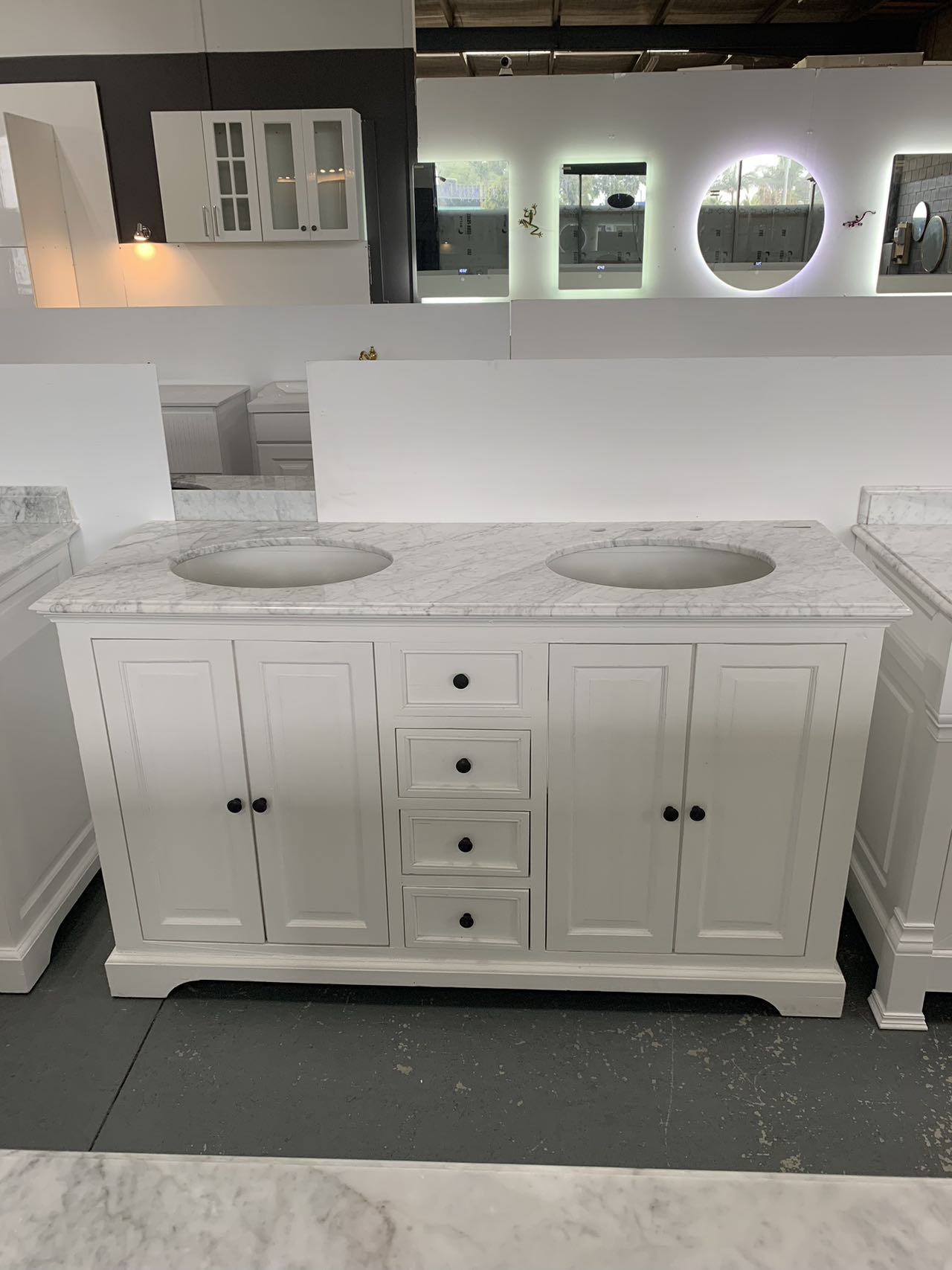 French Provincial Hampton Style Bathroom Vanity Gaston