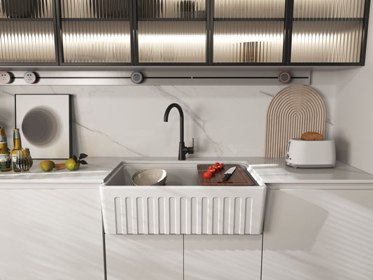 Farmhouse Sink White KS-03