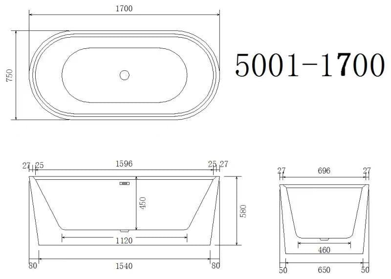 Free Standing Bathtub A Grade