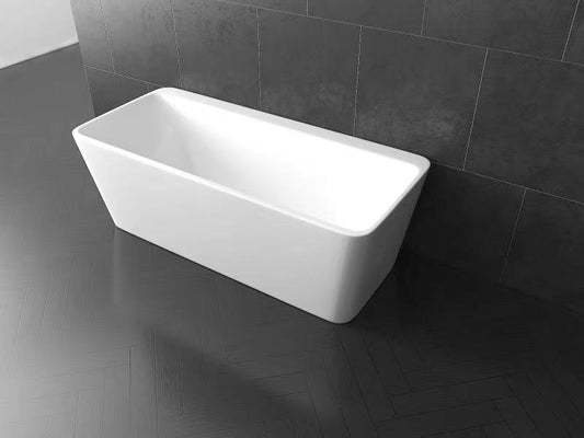 Bathtub White A Grade Acrylic Free Standing Back to Wall L1600