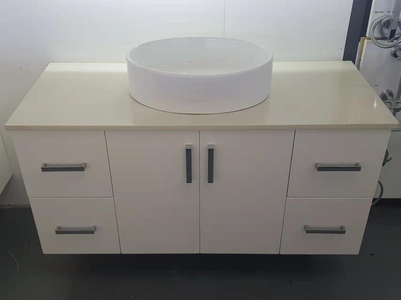 White High Gloss Bathroom Vanity Nowa Nowa Shine Kitchen & Bathroom