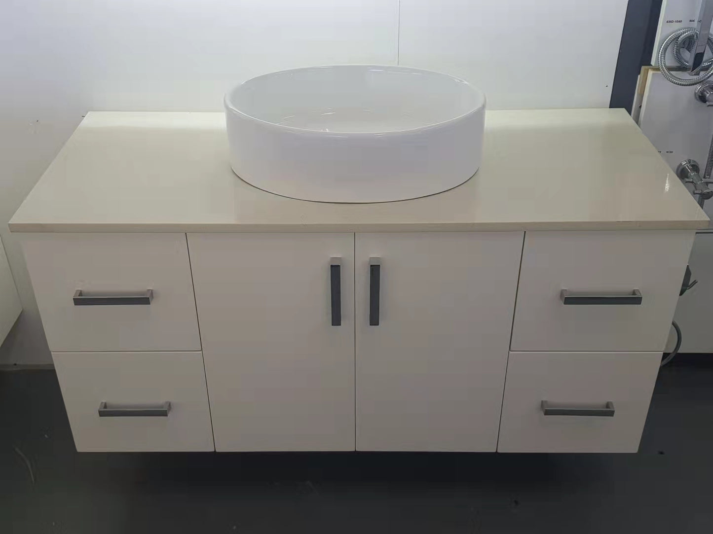 White High Gloss Bathroom Vanity Nowa Nowa