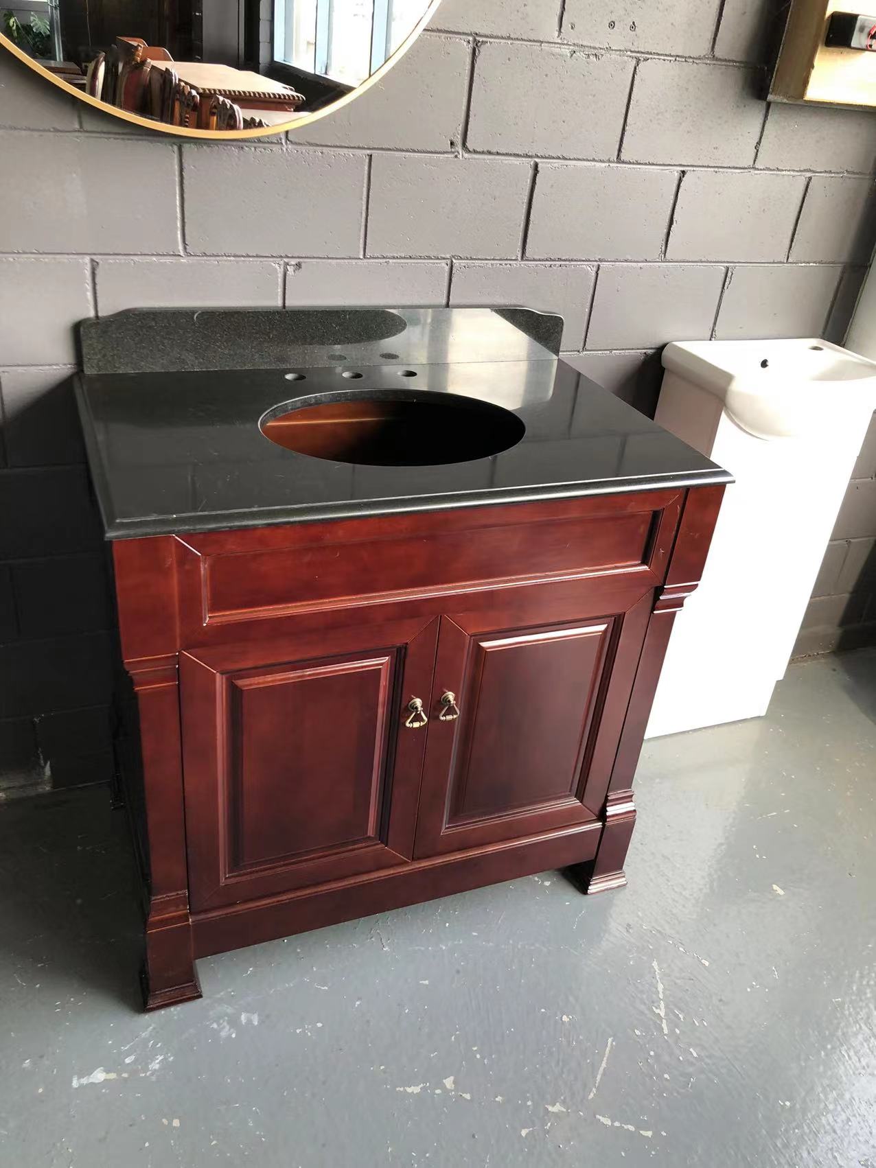 French Provincial Bathroom Vanity Vincent Solid Wood