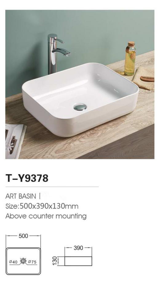 Above Counter Ceramic Washing Basin