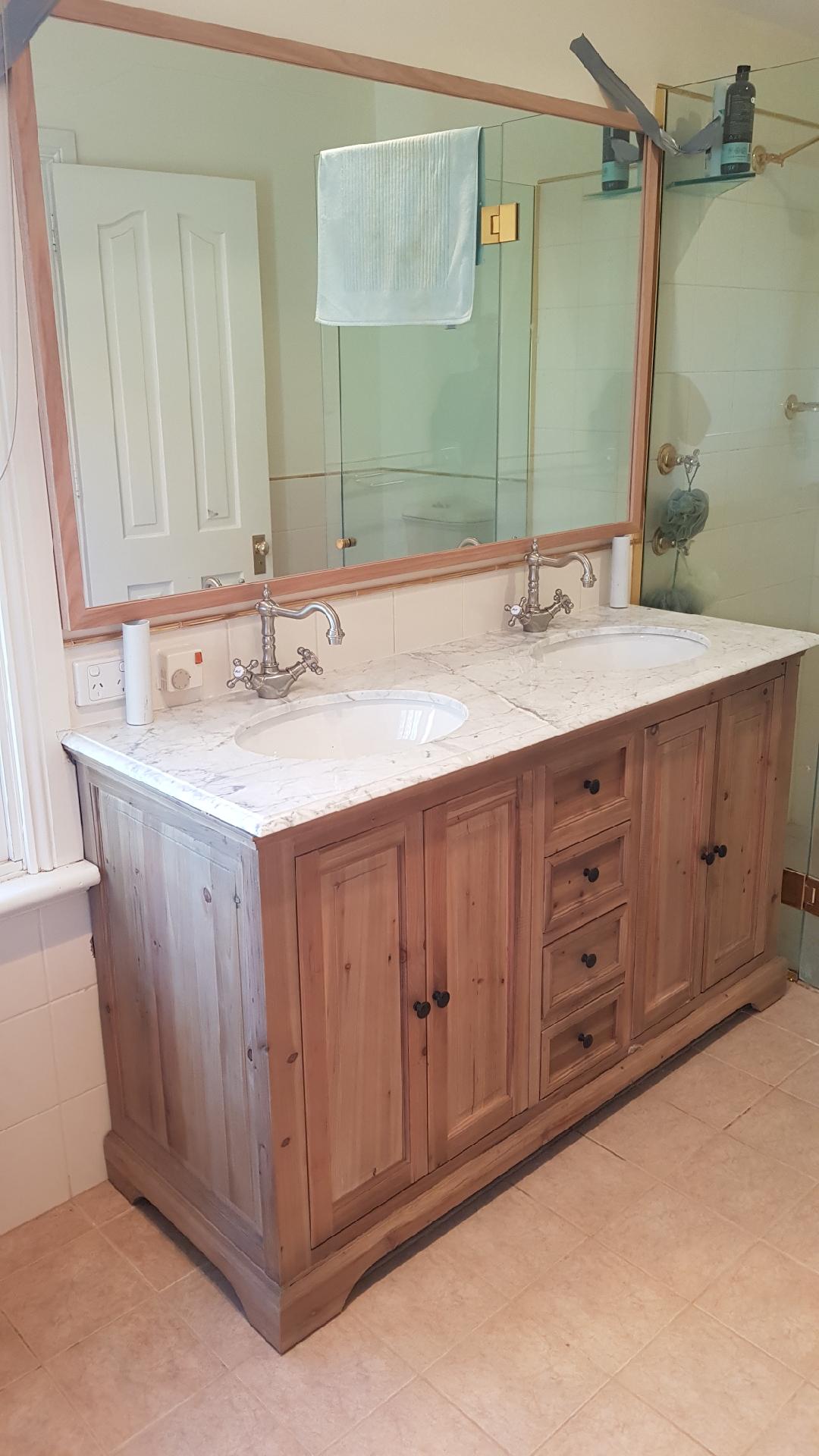 French Provincial Hampton Style Bathroom Vanity Gaston