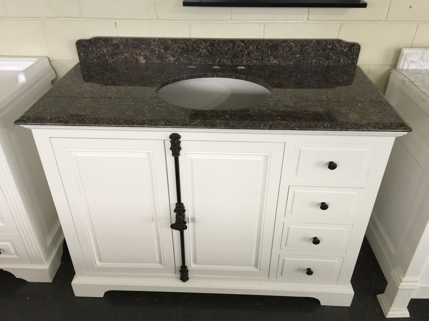 French Provincial Rustic Bathroom Vanity Frances