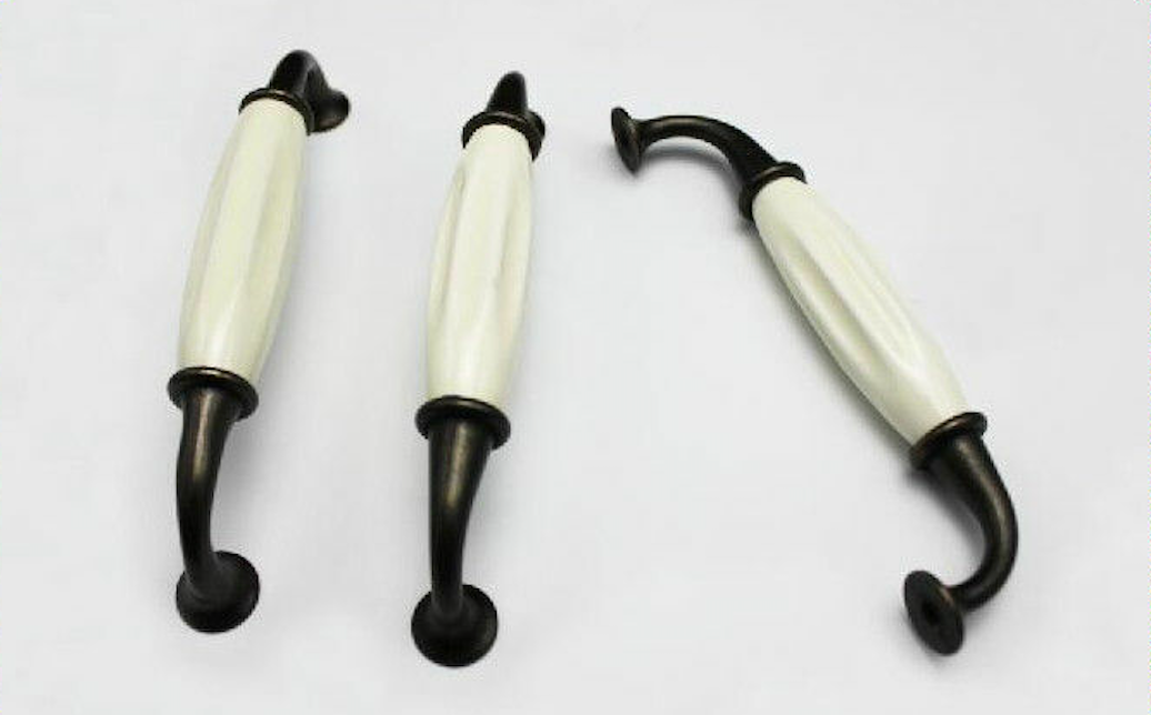 Kitchen Furniture Ceramic Handle TC-3 Matt Black and MAB