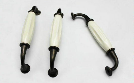 Kitchen Furniture Ceramic Handle TC-3 Matt Black and MAB