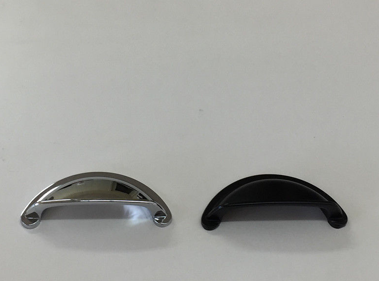 Kitchen Furniture Handle 5821 Matte Black and Chrome