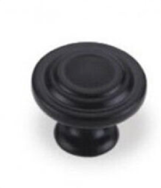 Kitchen Furniture Knob 5212 Knob Matt Black and MAB
