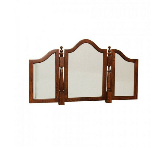 Solid Mahogany French Provincial Furniture Yasmina Triple Mirror