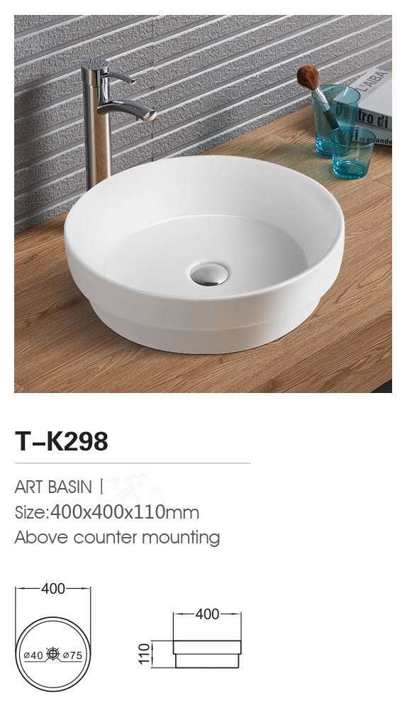 Bathroom Vanity Basin Semi Recessed Basin