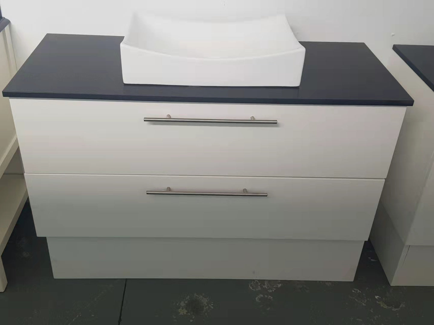 White High Gloss Bathroom Vanity Nowa Nowa