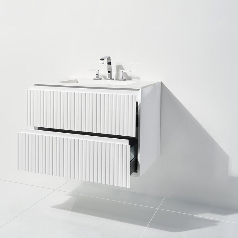 Hampton Style Bathroom Vanity Cecilia White, Black, Navy Blue