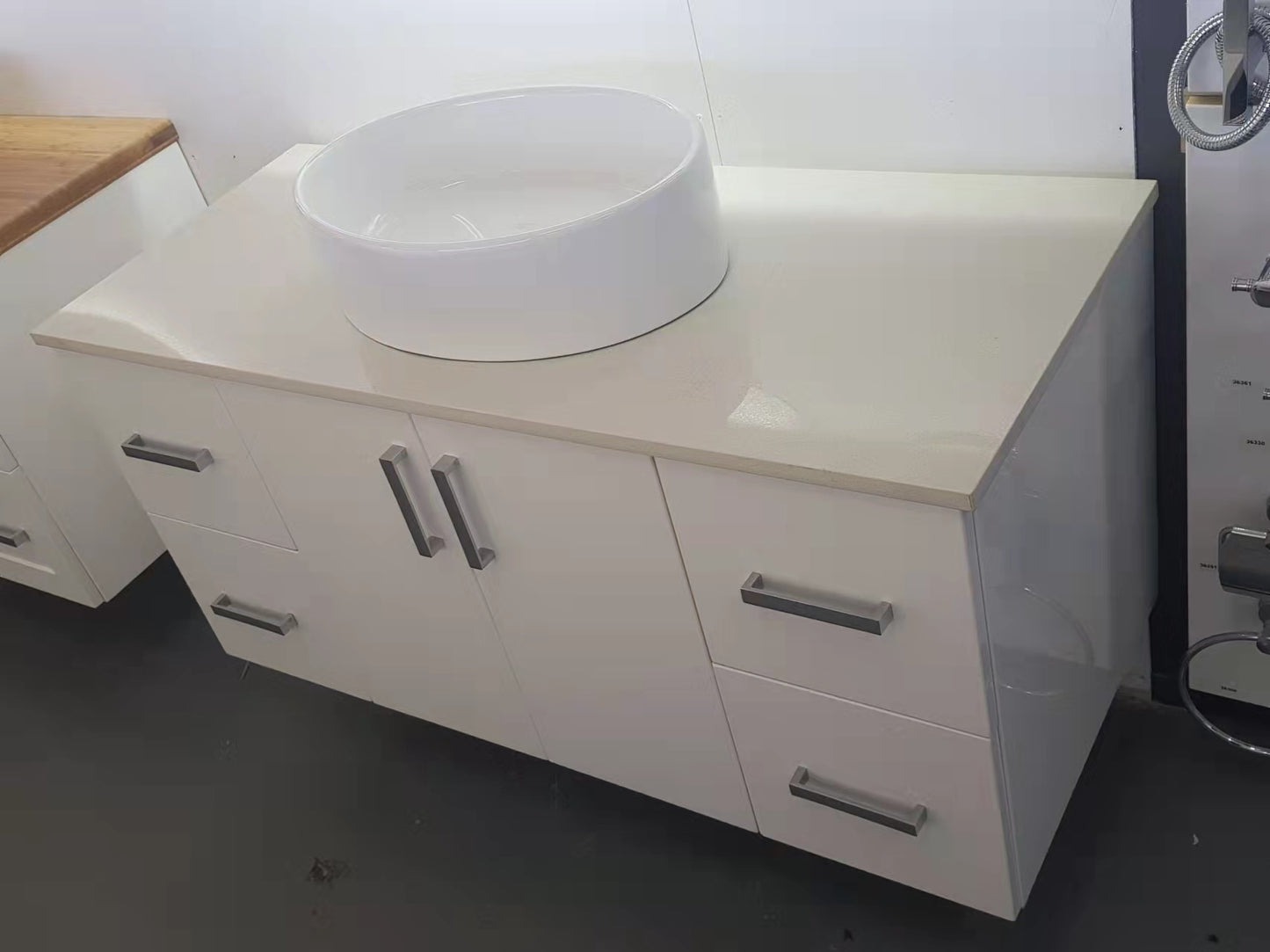 White High Gloss Bathroom Vanity Nowa Nowa