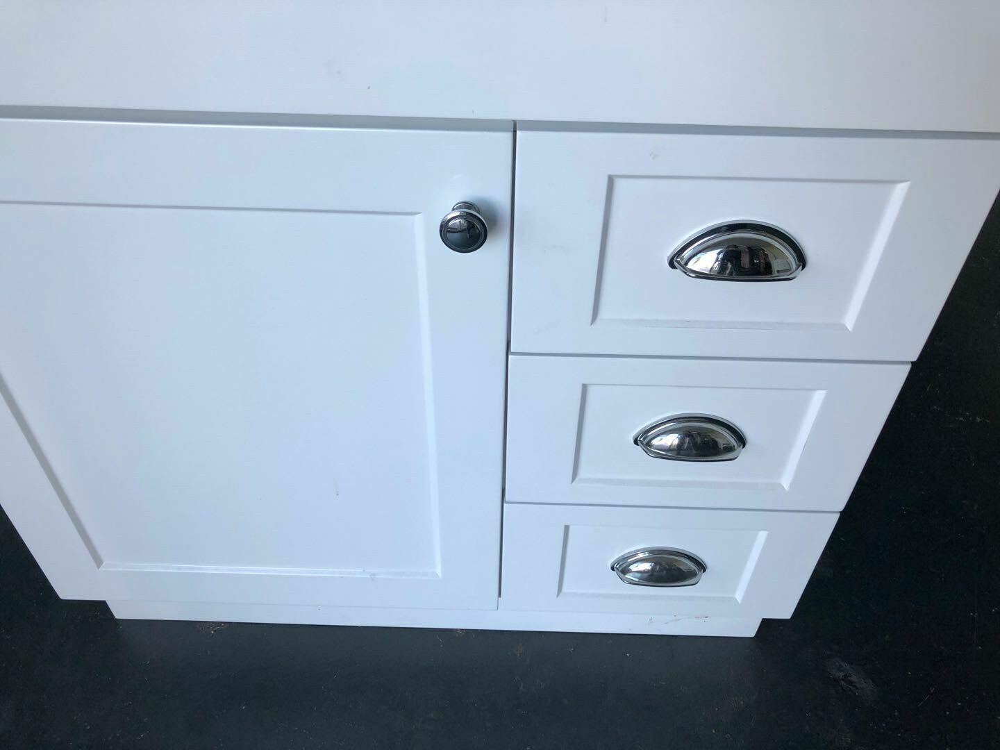 Kitchen Furniture Handle 5821 Matte Black and Chrome