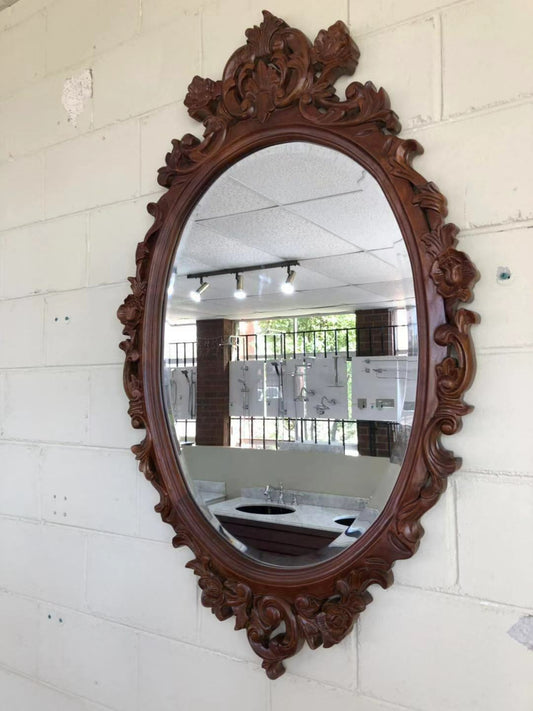 Solid Mahogany French Provincial Furniture Chandler Java Mirror