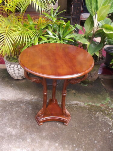 Solid Mahogany French Provincial Furniture Swan Coffee Table
