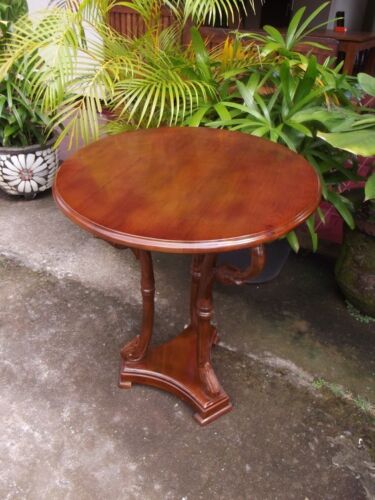 Solid Mahogany French Provincial Furniture Swan Coffee Table